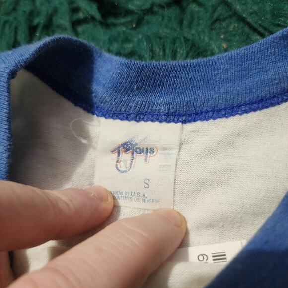 Vintage Alabama Mountain Music Tour 1982 Raglan Band Tee Made in USA S - Picture 6 of 7